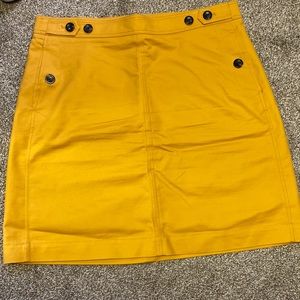 Yellow Ann Taylor skirt